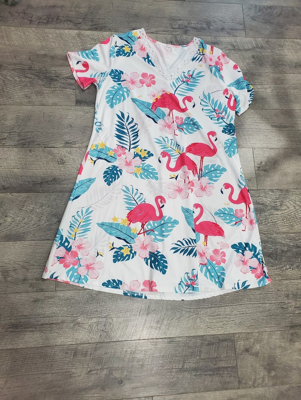 White Flamingo Tropical Dress